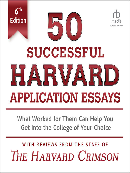 Cover image for 50 Successful Harvard Application Essays